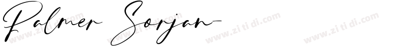 Palmer Sorjan字体转换